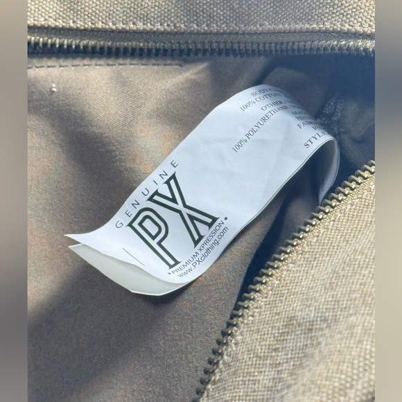 PX Los Angeles Hand-held travel bag with brown and beige leather handles‎ - Picture 7 of 8